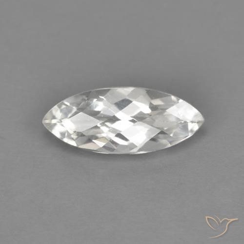 1.63ct طبيعي أبيض توباز, ماركيز, VVS-VS