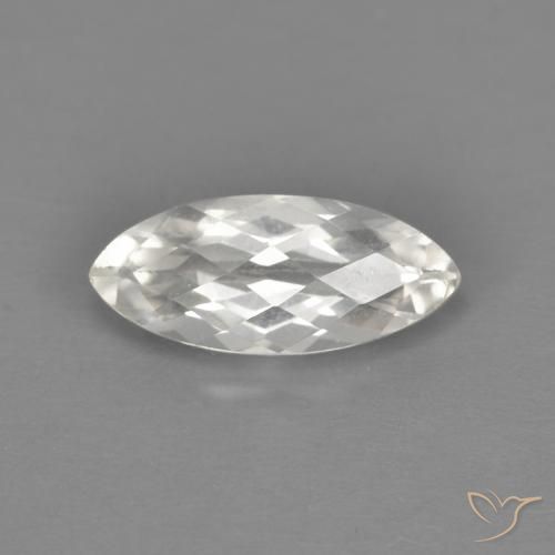 1.85ct طبيعي أبيض دافئ توباز, ماركيز, VVS-VS