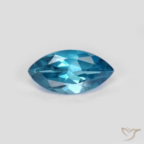 1.20ct طبيعي أزرق لندنى توباز, ماركيز, قليلا جدا