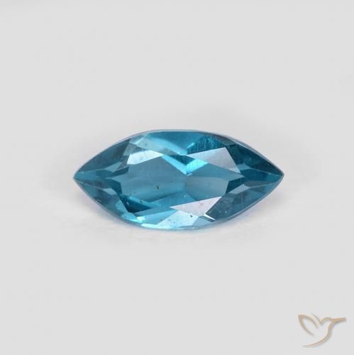 0.97ct طبيعي أزرق لندنى توباز, ماركيز, قليلا جدا