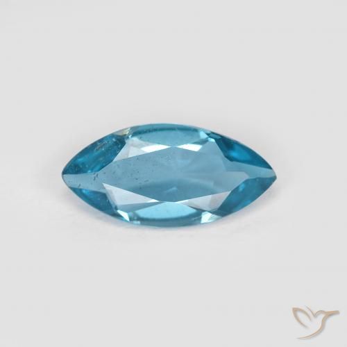 0.97ct طبيعي أزرق لندنى توباز, ماركيز, قليلا جدا