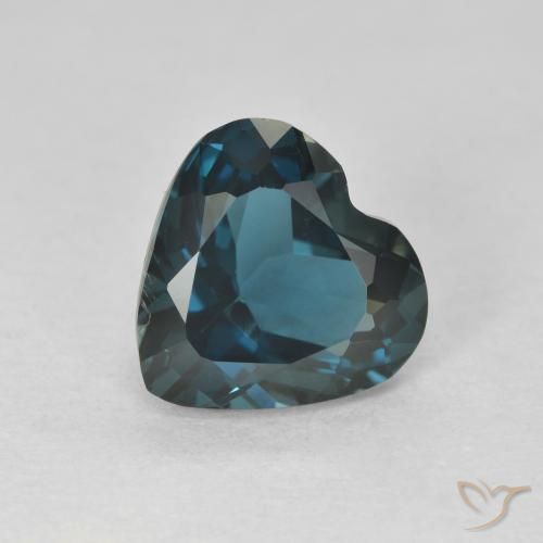 3.79ct طبيعي أزرق لندنى توباز, قلب, VVS