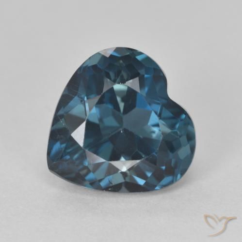 3.77ct طبيعي أزرق لندنى توباز, قلب, VVS-VS