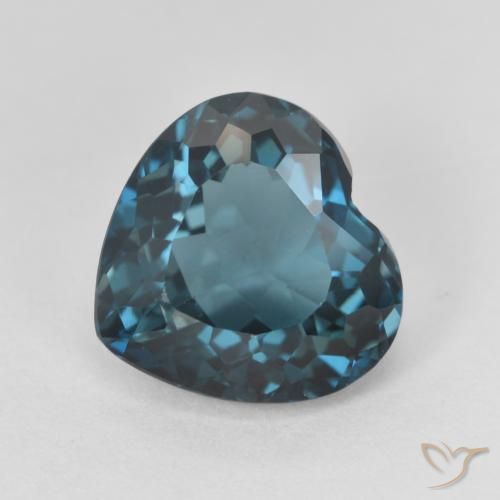 4.69ct طبيعي أزرق لندنى توباز, قلب, VVS