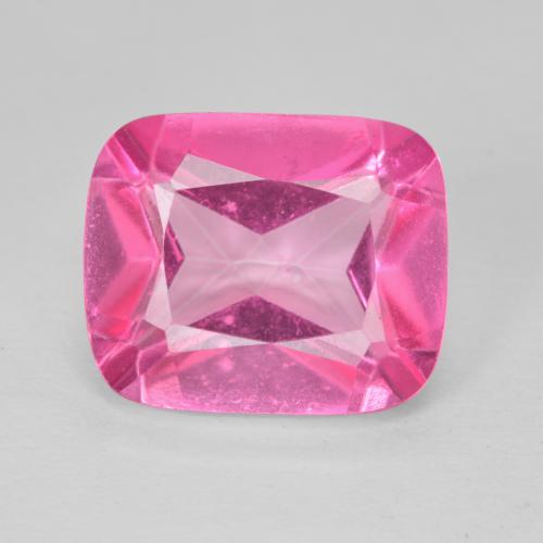 7.06ct طبيعي وردي فاقع توباز, وسادة, VVS