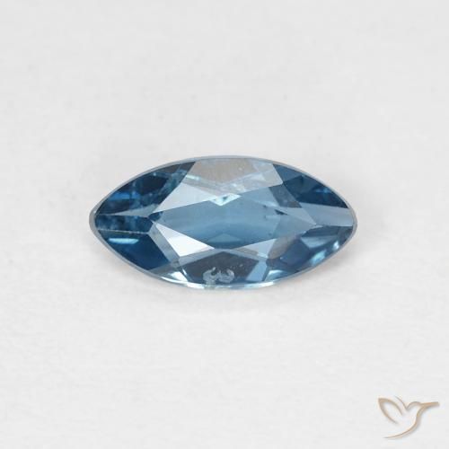 0.56ct طبيعي أزرق لندنى توباز, ماركيز, قليلا جدا