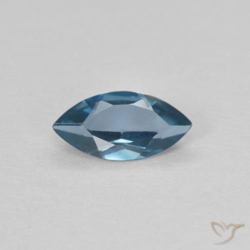 0.46ct طبيعي أزرق لندنى توباز, ماركيز, قليلا جدا