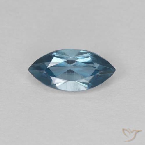0.52ct طبيعي أزرق لندنى توباز, ماركيز, VVS
