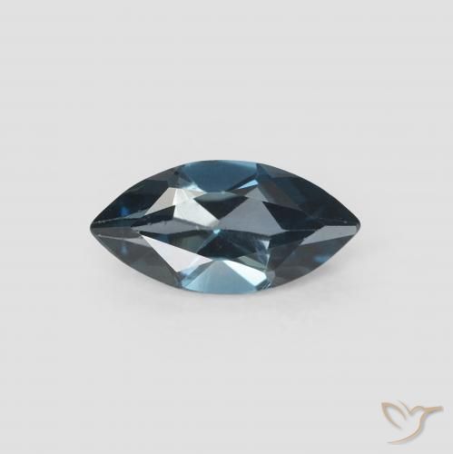 0.63ct طبيعي أزرق لندنى توباز, ماركيز, VVS-VS