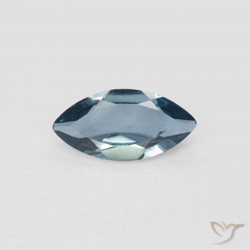 0.58ct طبيعي أزرق لندنى توباز, ماركيز, VVS-VS