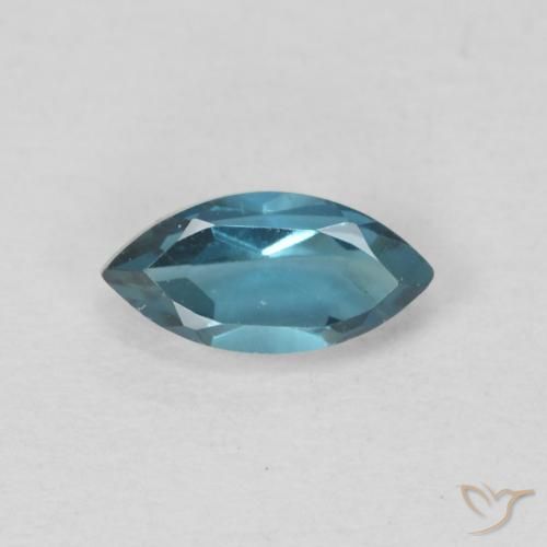 0.58ct طبيعي أزرق لندنى توباز, ماركيز, VVS-VS