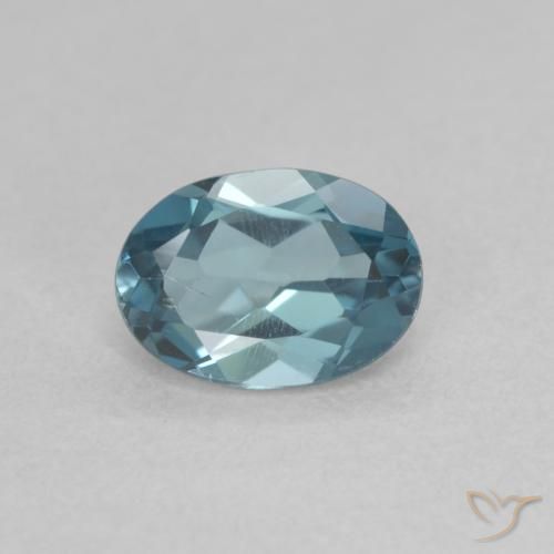 1.04ct طبيعي أزرق لندنى توباز, بيضوي, VVS-VS
