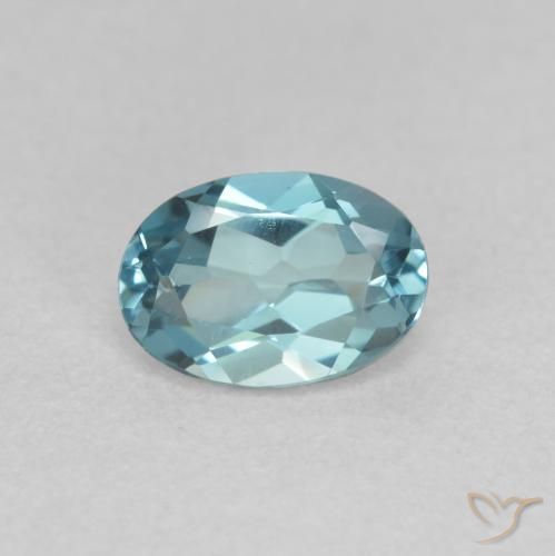 1.03ct طبيعي أزرق لندنى توباز, بيضوي, VVS