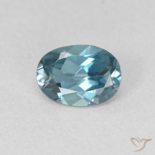0.91ct طبيعي أزرق لندنى توباز, بيضوي, VVS