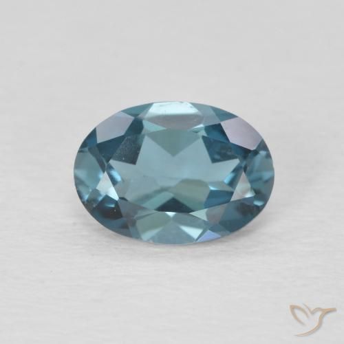 0.95ct طبيعي أزرق لندنى توباز, بيضوي, VVS