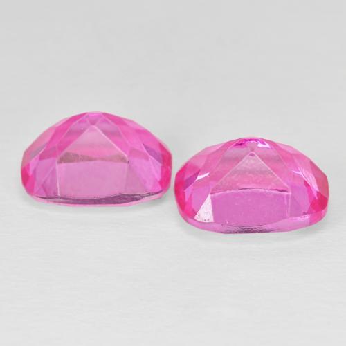 أحجار توباز Medium Dark-Pink طبيعية، وسادة، قليلا جدا، وزنها 10.01 قيراط