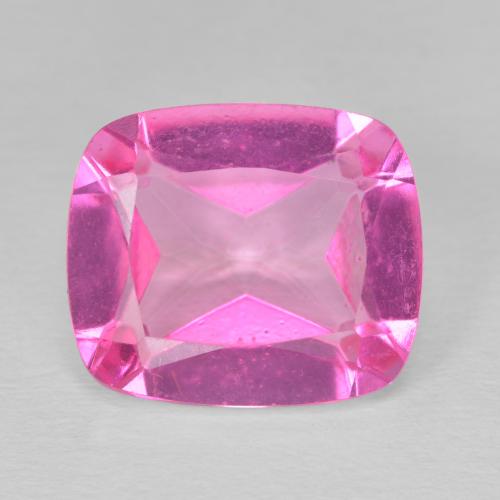 9.61ct طبيعي Medium Dark-Pink توباز, وسادة, VVS-VS