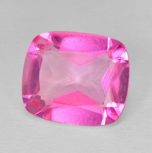 توباز Medium Dark-Pink طبيعي، وسادة، 9.61 قيراط، VVS-VS