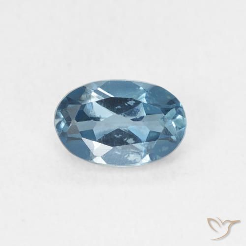 0.62ct طبيعي أزرق لندنى توباز, بيضوي, VVS