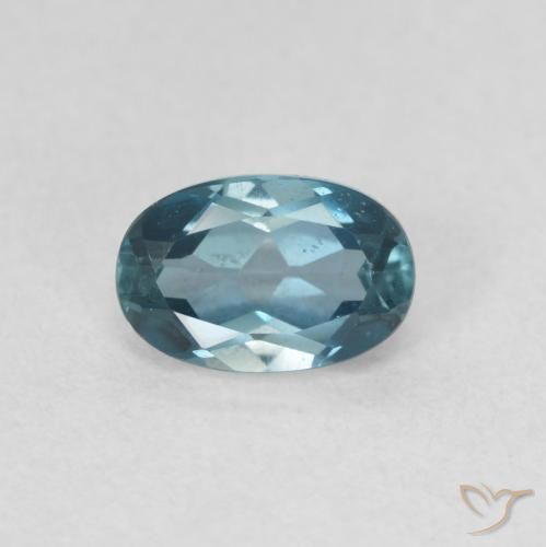 0.66ct طبيعي أزرق لندنى توباز, بيضوي, VVS