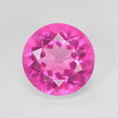 3.47ct طبيعي Medium Dark-Pink توباز, دائري, VVS-VS