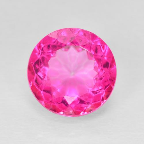 6.75ct طبيعي ماجنتى غامق توباز, دائري, VVS