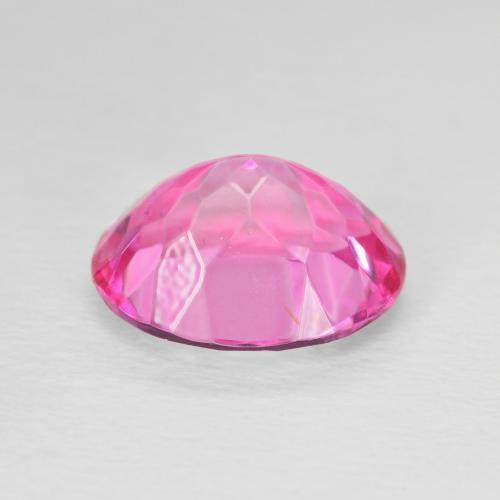 توباز Medium Dark-Pink طبيعي، بيضوي، 5.66 قيراط، VVS-VS