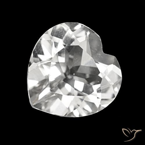 3.69ct أبيض توباز, قلب, VVS-VS