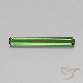 1.50ct طبيعي أخضر تورمالين, قص الزمرد, قليلا جدا