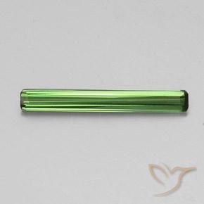 1.16ct طبيعي أخضر متوسط تورمالين, قص الزمرد, قليلا جدا