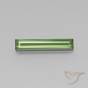 1.72ct طبيعي أخضر تورمالين, قص الزمرد, VVS