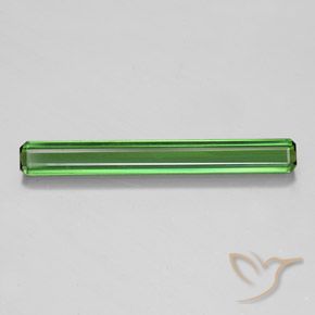 1.57ct طبيعي أخضر متوسط تورمالين, قص الزمرد, VVS-VS