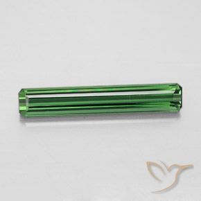 2.00ct طبيعي أخضر تورمالين, قص الزمرد, VVS-VS