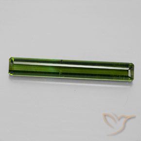 3.44ct طبيعي أخضر غامق تورمالين, قص الزمرد, SI