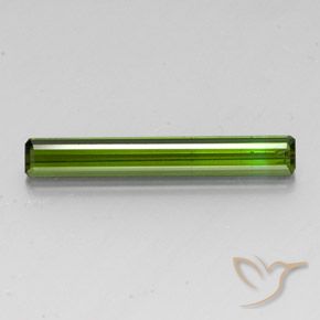 3.08ct طبيعي أخضر غامق تورمالين, قص الزمرد, VS-SI