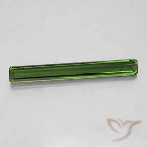 2.09ct طبيعي أخضر الغابات تورمالين, قص الزمرد, VVS-VS