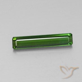 2.13ct طبيعي أخضر داكن-متوسط تورمالين, قص الزمرد, VVS-VS