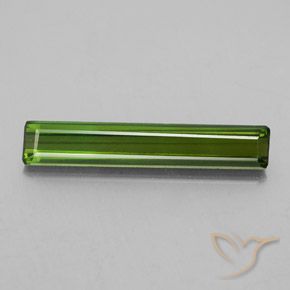 2.32ct طبيعي الأخضر الغامق تورمالين, قص الزمرد, VVS-VS