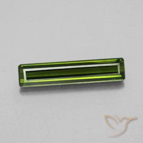 2.32ct طبيعي أخضر متوسط تورمالين, قص الزمرد, VVS-VS