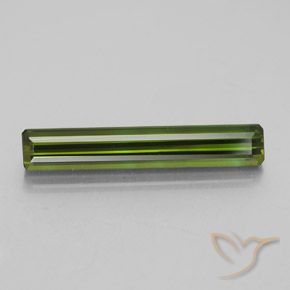 2.33ct طبيعي أخضر متوسط تورمالين, قص الزمرد, VVS-VS