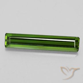 2.36ct طبيعي الأخضر الغامق تورمالين, قص الزمرد, VVS-VS