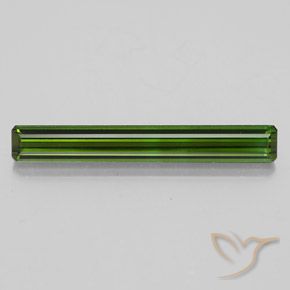 2.49ct طبيعي أخضر ترابى تورمالين, قص الزمرد, VVS-VS