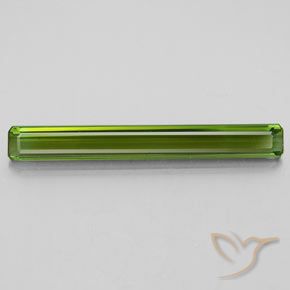 2.27ct طبيعي الأخضر الغامق تورمالين, قص الزمرد, VVS