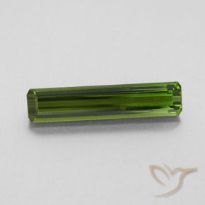 2.58ct طبيعي أخضر غامق تورمالين, قص الزمرد, VVS