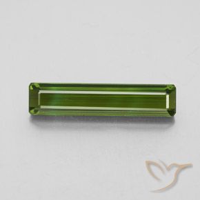 2.44ct طبيعي أخضر غامق تورمالين, قص الزمرد, VVS