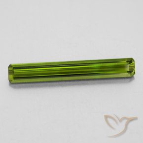2.45ct طبيعي أخضر متوسط تورمالين, قص الزمرد, VVS