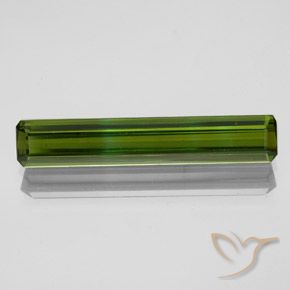 2.04ct طبيعي الأخضر الغامق تورمالين, قص الزمرد, VVS-VS