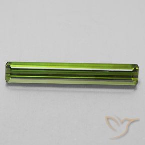 2.28ct طبيعي Medium Light Green تورمالين, قص الزمرد, VVS