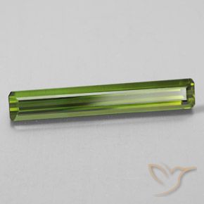 تورمالين Medium Light Green طبيعي، ثمانى / قصة زمرد، 2.28 قيراط، VVS