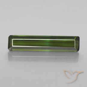2.57ct طبيعي Medium Light Green تورمالين, قص الزمرد, VVS-VS